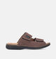 Rieker Nu-pieds casual en Marron pour hommes (354831)