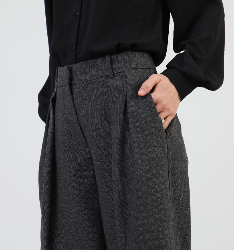 Vero Moda Emili Grijze Wijde broek L30 voor dames (354064)