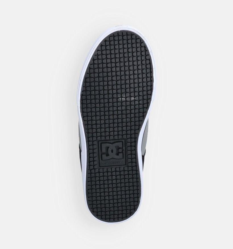 DC Shoes Pure Baskets en Blanc/Noir pour filles, gar&ccedil;ons (368716) - pour semelles orthop&eacute;diques