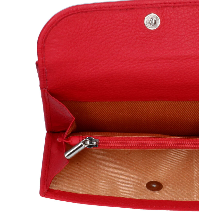 Crinkles Zwarte Overslagportemonnee voor dames (358514)