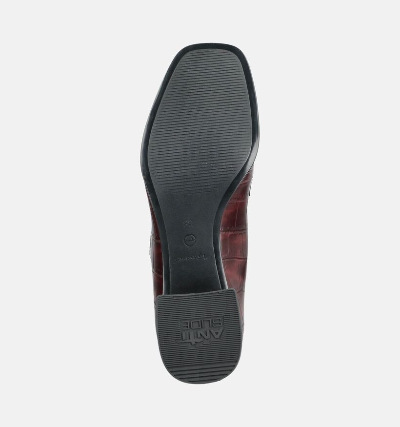 Tamaris Touch It Bordeaux Enkelpumps voor dames (376707)