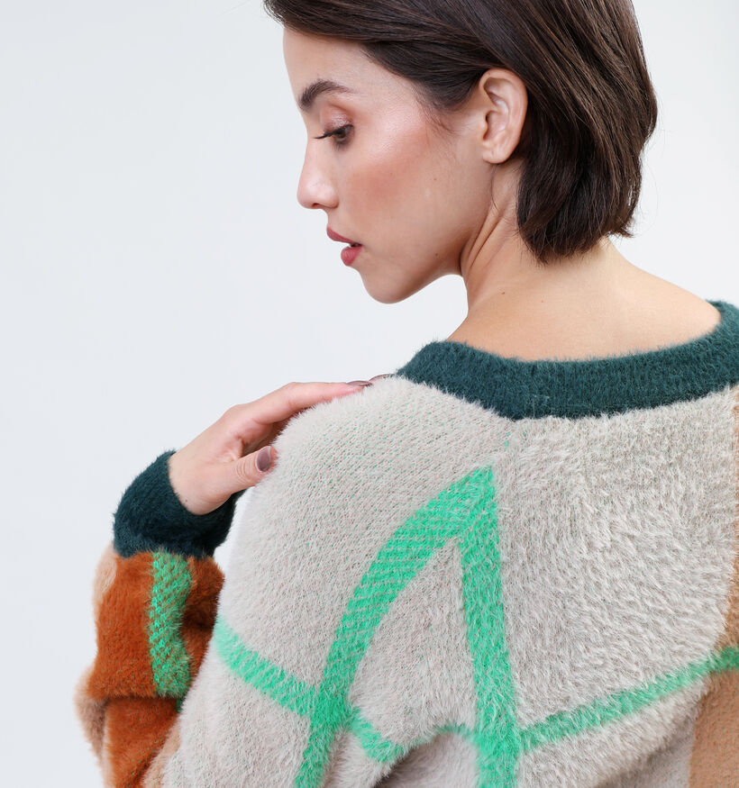 Vila Hallo Rode Gebreide Trui voor dames (328942)