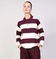 Vero Moda Saba Poloneck Pull en Bordeaux pour femmes (364552)