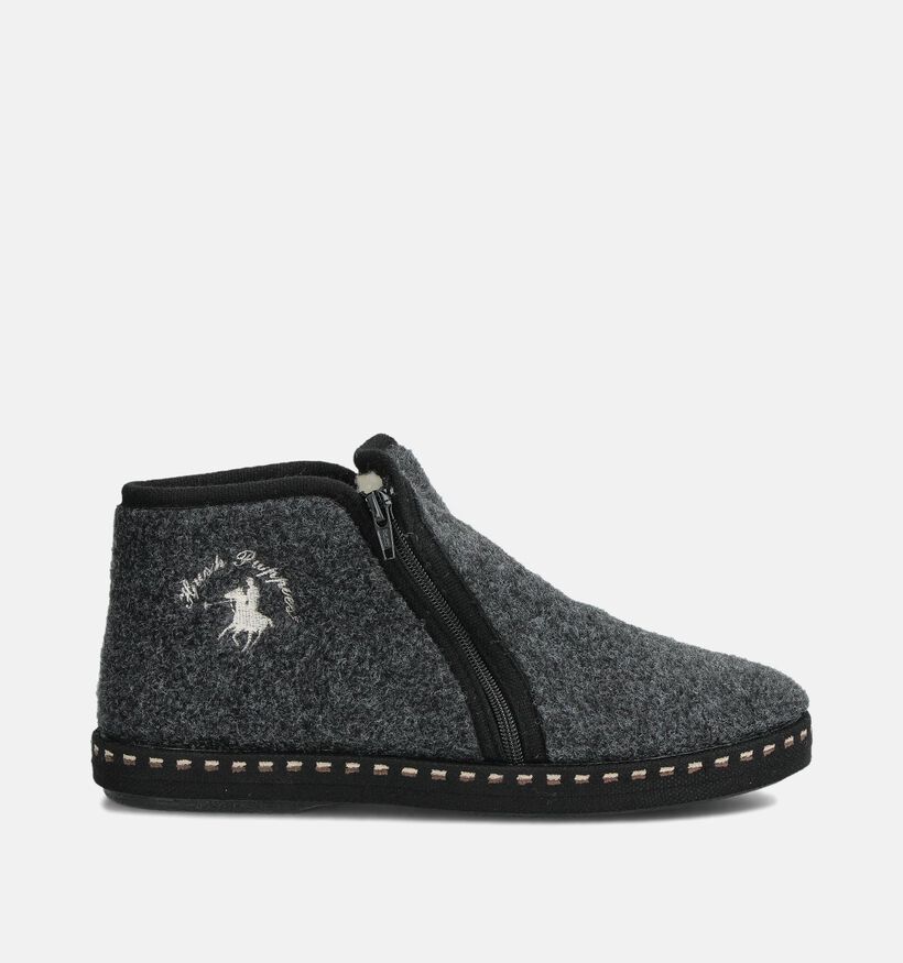 Hush Puppies Douvent Donkergrijze Gesloten Pantoffels voor heren (361629)