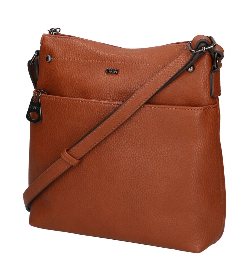 BOO! Salto Bruine Crossbody Tas in kunstleer (302474)