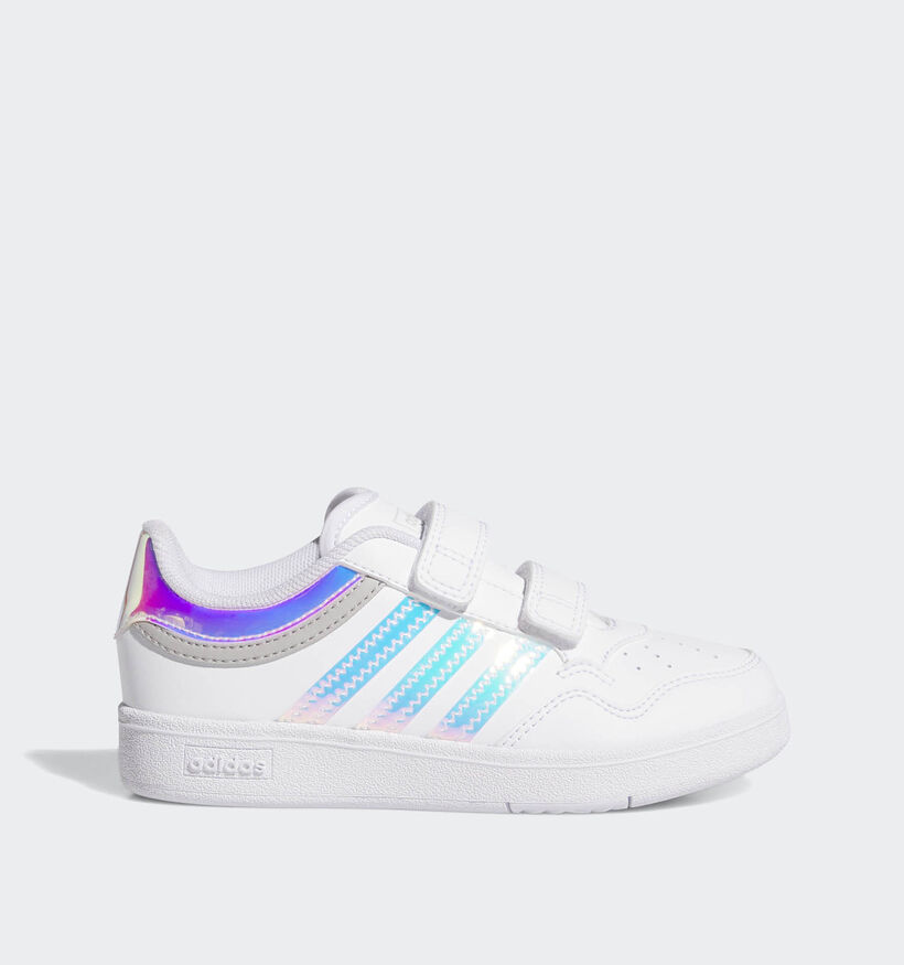 adidas Hoops 4.0 Witte Sneakers voor jongens, meisjes (362485) - geschikt voor steunzolen