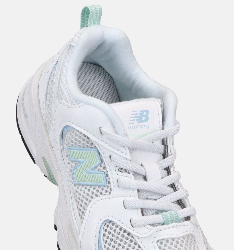 New Balance 530 Baskets basses en Blanc pour filles (366209) - pour semelles orthop&eacute;diques