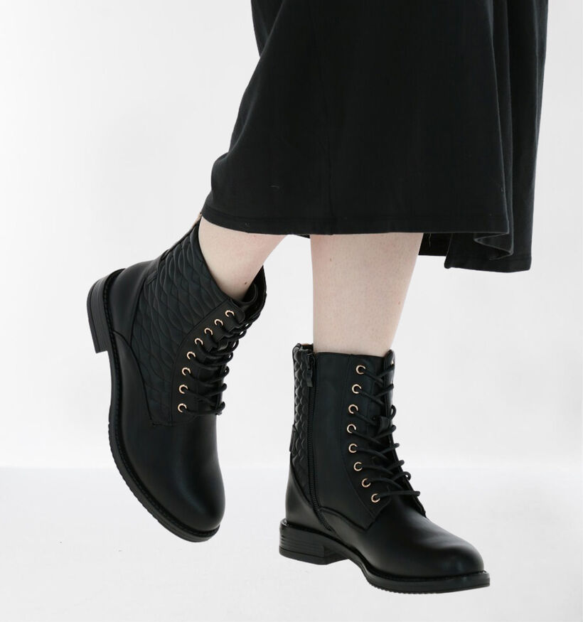 Youh! Conan Zwarte Boots in kunstleer (277408)