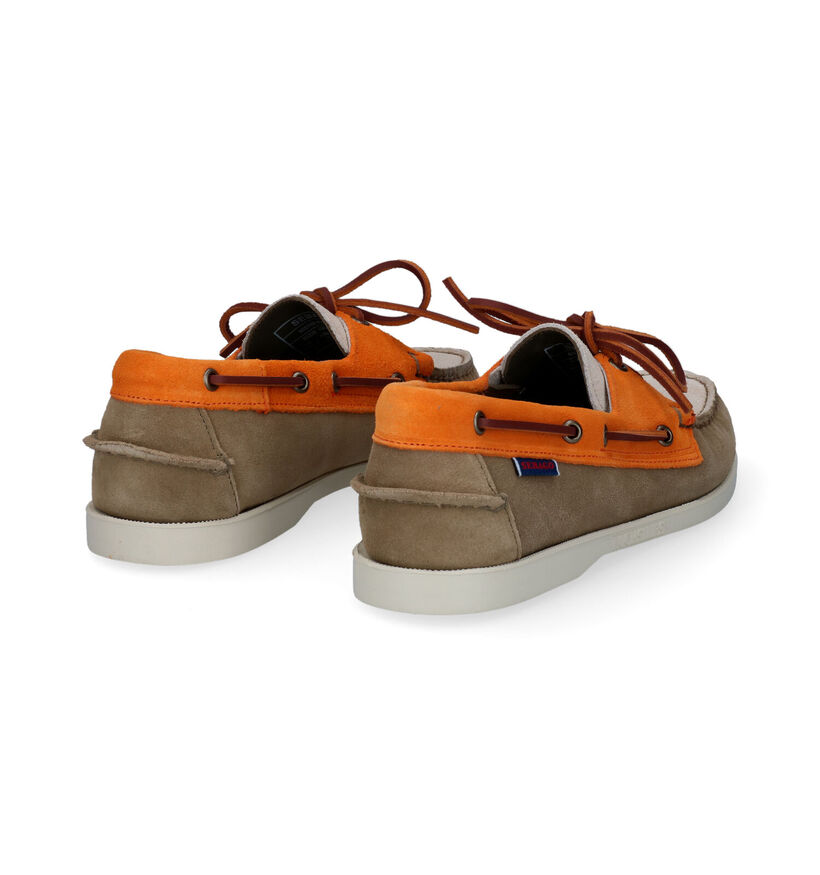 Sebago Dockside Portland Flesh Out Kaki Bootschoenen voor heren (336839)