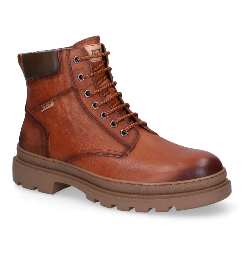 Pikolinos Ourense Cognac Bottines voor heren (316612) - geschikt voor steunzolen