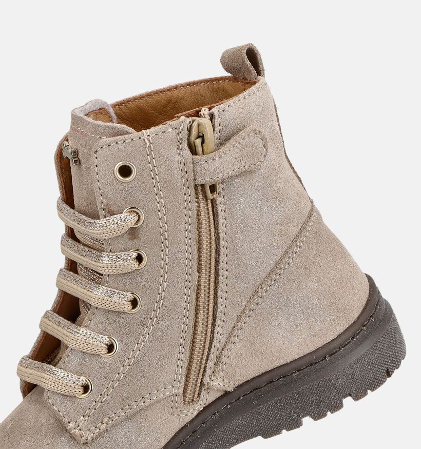 STONES and BONES Palit Boots &agrave; lacets en Or pour filles (378242) - pour semelles orthop&eacute;diques