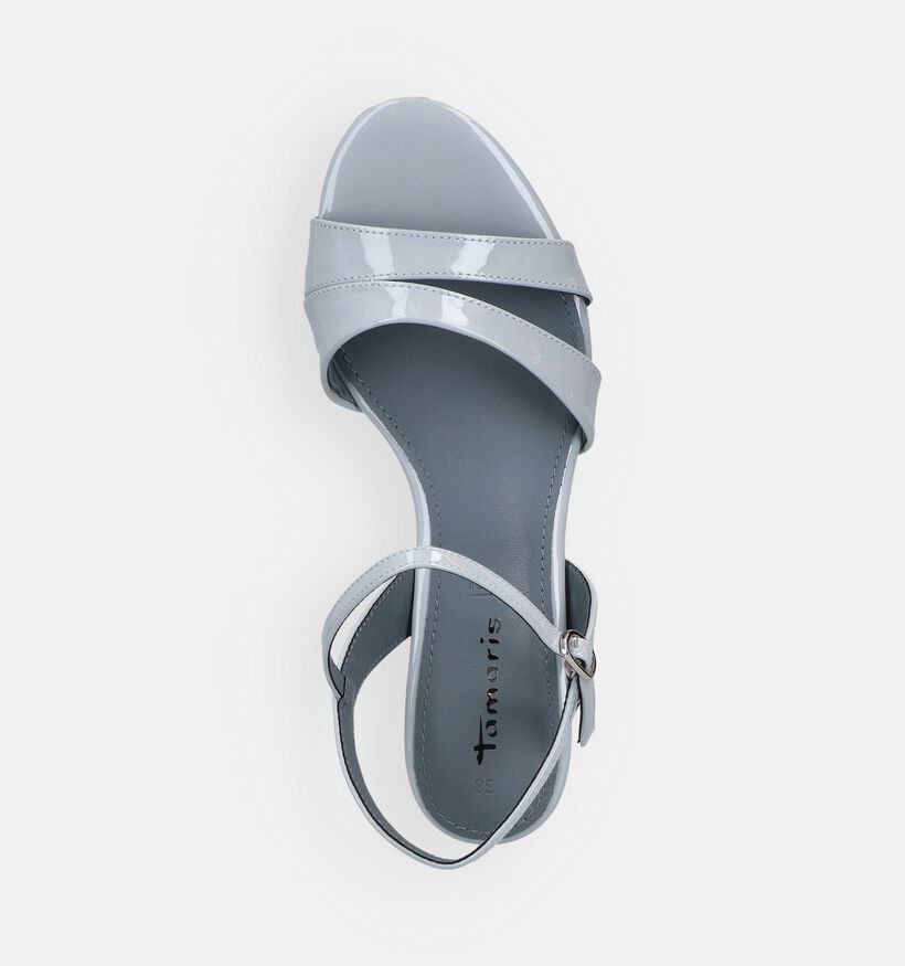 Tamaris Sandales &agrave; talons en Bleu clair pour femmes (371744)