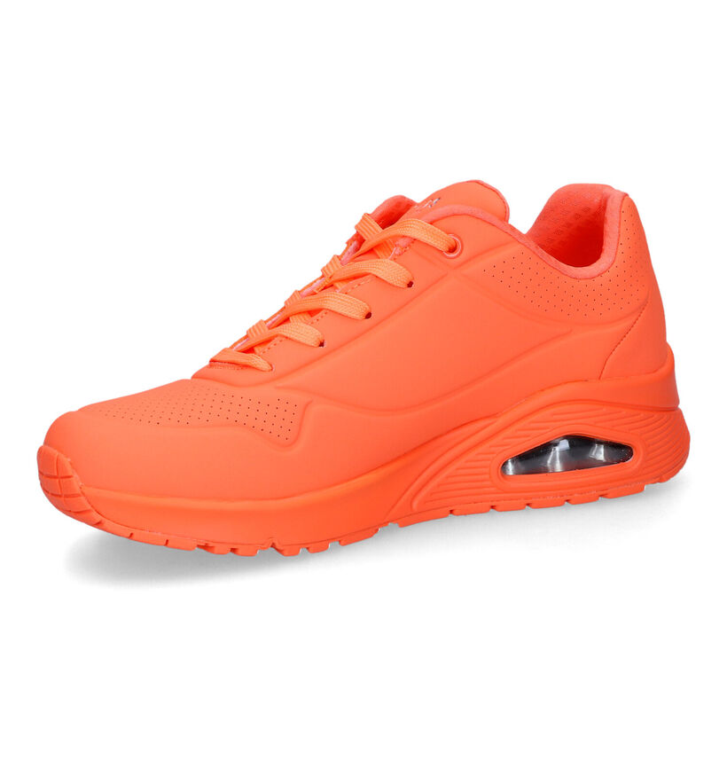 Skechers Uno Night Shades Oranje Sneakers voor dames (318176)