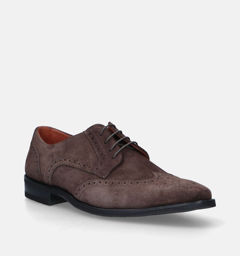 Ambiorix Zagreb Chaussures à lacets en Brun pour hommes (327711)