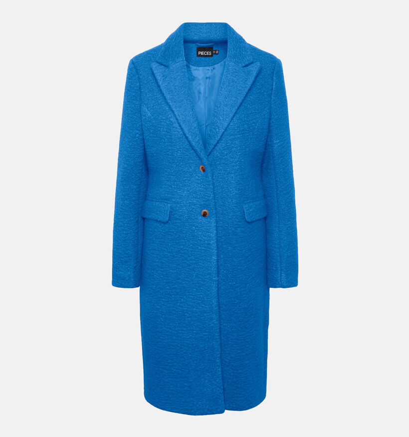 Pieces Nea Blauwe Lange jas voor dames (332460)