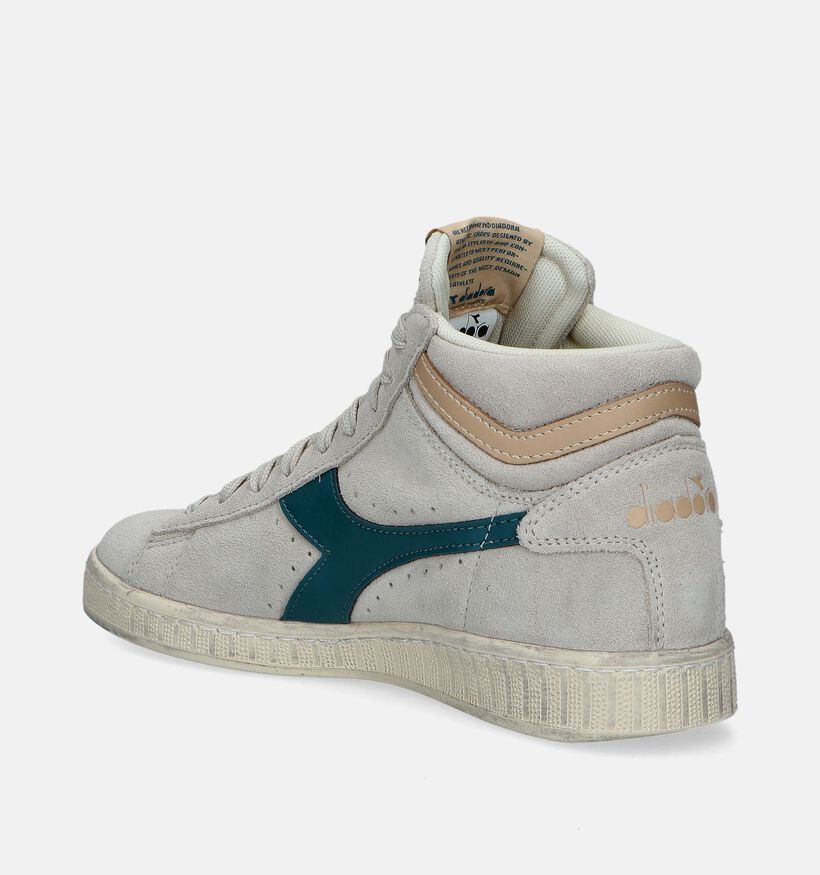 Diadora Game L High Suede Waxed Beige Sneakers voor dames (344881)