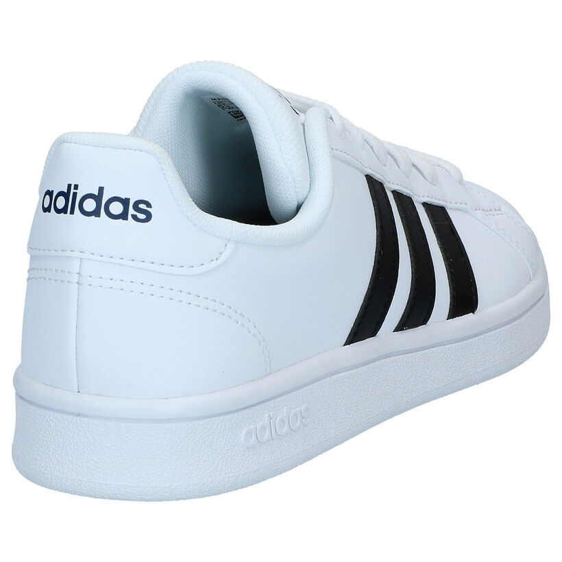 adidas Grand Court Zwarte Sneakers voor dames (334388) - geschikt voor steunzolen