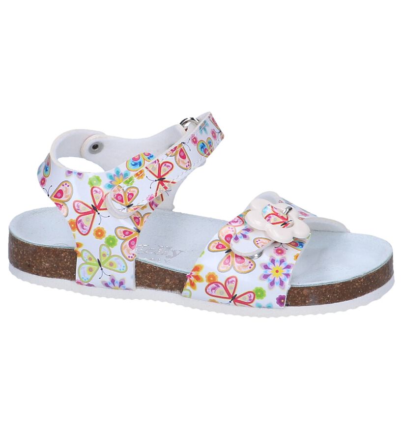 Witte Sandalen Lelli Kelly Sonia Velcro in kunstleer (245680)