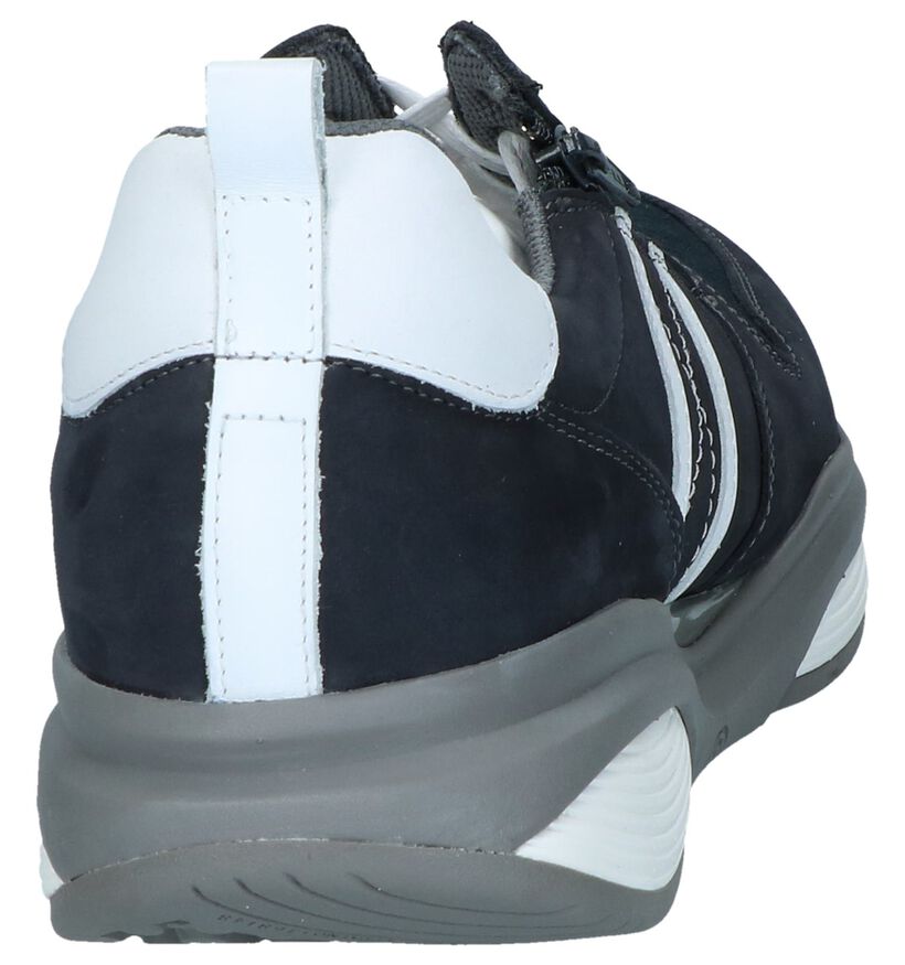 Xsensible SWX3 Blauwe Veterschoenen in nubuck (317927)