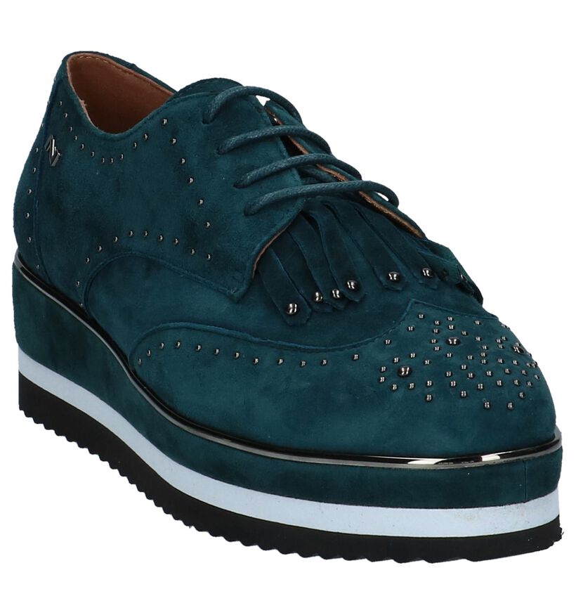 Nathan-Baume Chaussures à lacets en Vert foncé en daim (233094)