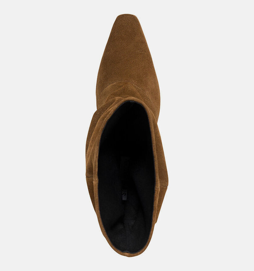 Steve Madden Vexa Bottines en Brun fonc&eacute; pour femmes (378168)