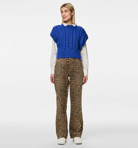 Pieces Salume Bruine Straight leg jeans voor dames (352469)