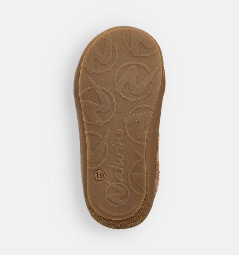 Naturino Cocoon Embroidery Chaussures pour bébé en Cognac pour filles (364277) - pour semelles orthopédiques