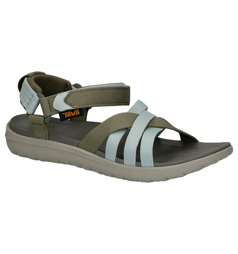 Teva Sanborn Sandales en Kaki en textile (270613)