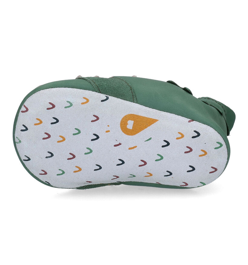 Bobux Snap Chaussons en Vert pour garçons, filles (330699)
