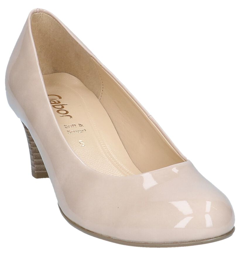 Nude Pumps Gabor Soft & Smart in lak (245509)