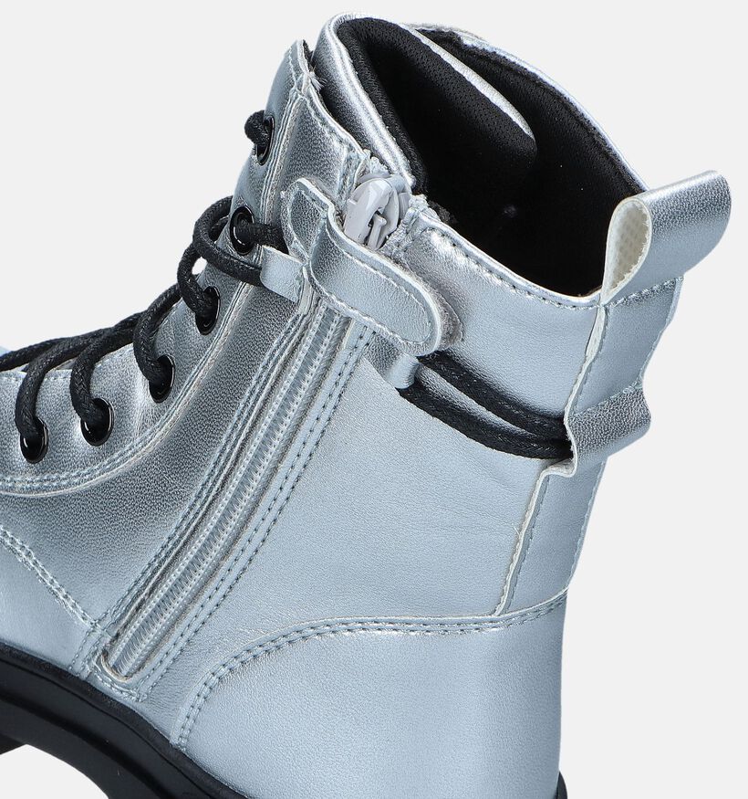 Milo & Mila Zilveren Boots voor meisjes (346916)