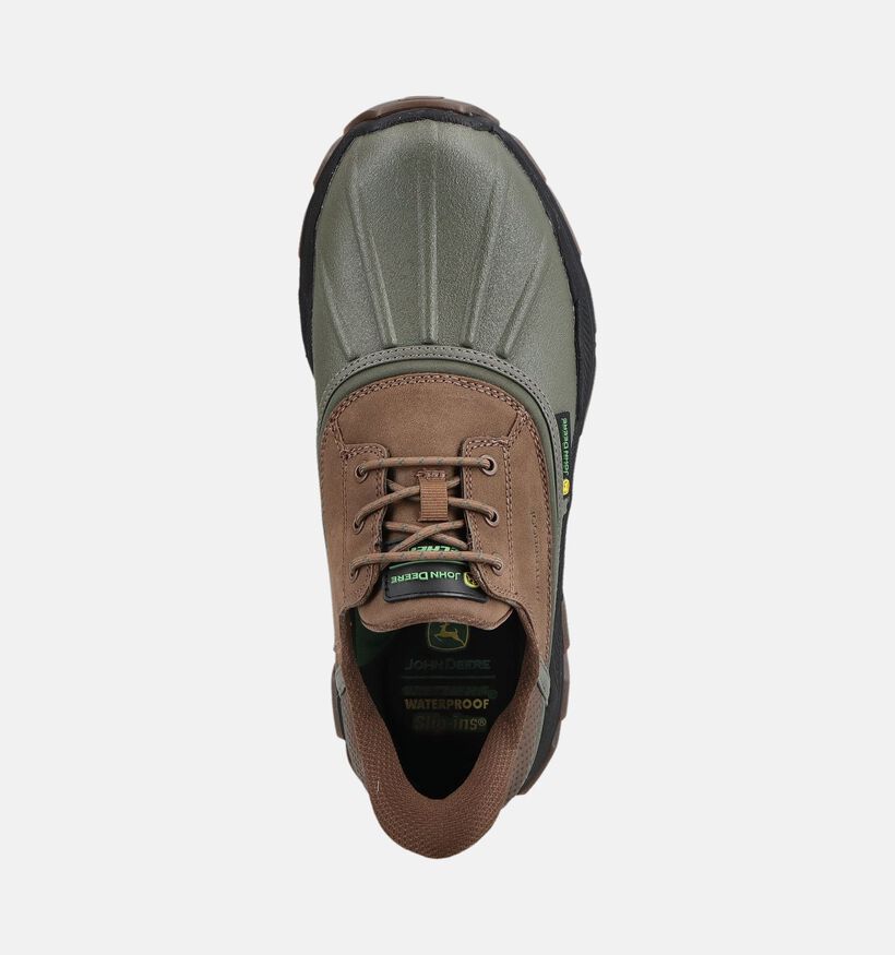 Skechers x John Deere Kakigroene/Bruine Mocassins voor heren (379535)