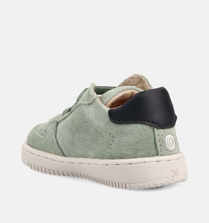 Shoesme Lichtgroene Babysneakers voor meisjes, jongens (372289) - geschikt voor steunzolen