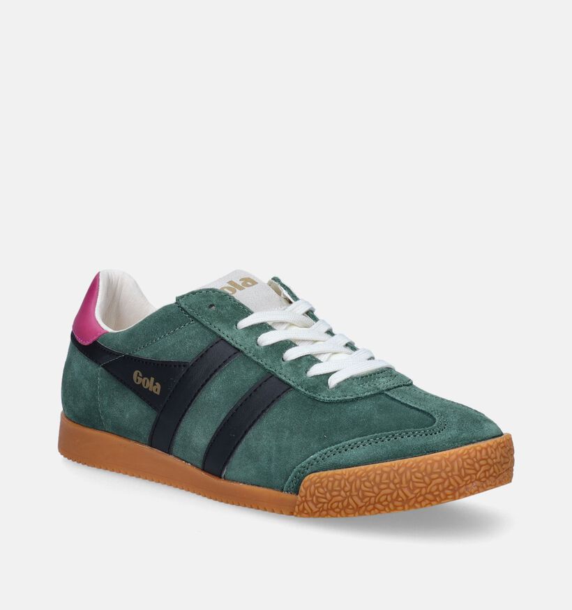 Gola Elan CLB538 Groene Sneakers voor dames (345101) - geschikt voor steunzolen