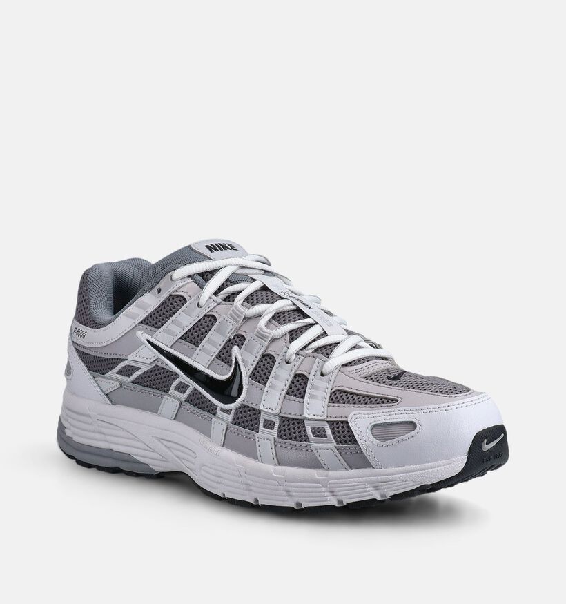 Nike P-6000 Baskets basses en Gris pour hommes (373041) - pour semelles orthop&eacute;diques