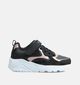 Skechers Uno Lite Metallic Burst Zwarte sneakers voor meisjes (366433)