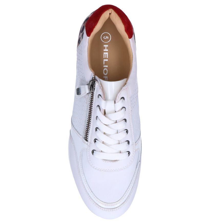 Helioform Chaussures à lacets en Blanc en cuir (248138)