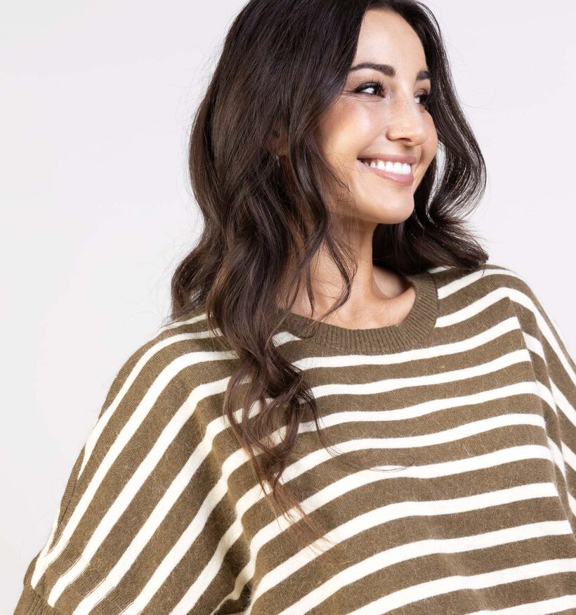 Rue Mazarine Noelie Groene Trui met Korte Mouwen voor dames (365510)