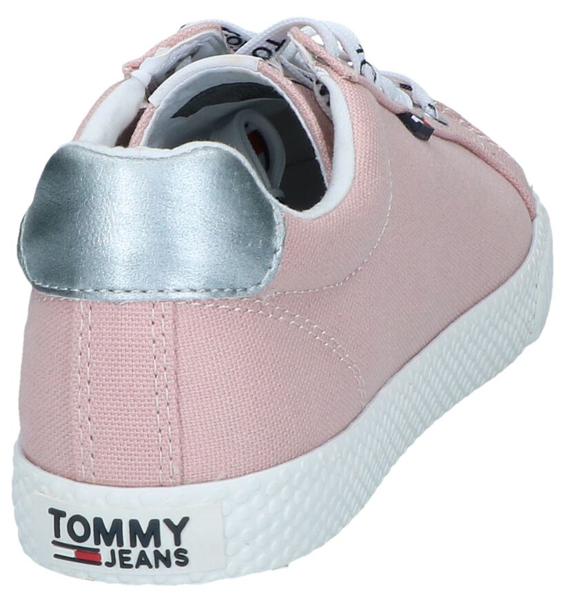 Tommy Hilfiger Jeans Witte Sneakers in stof (285278)