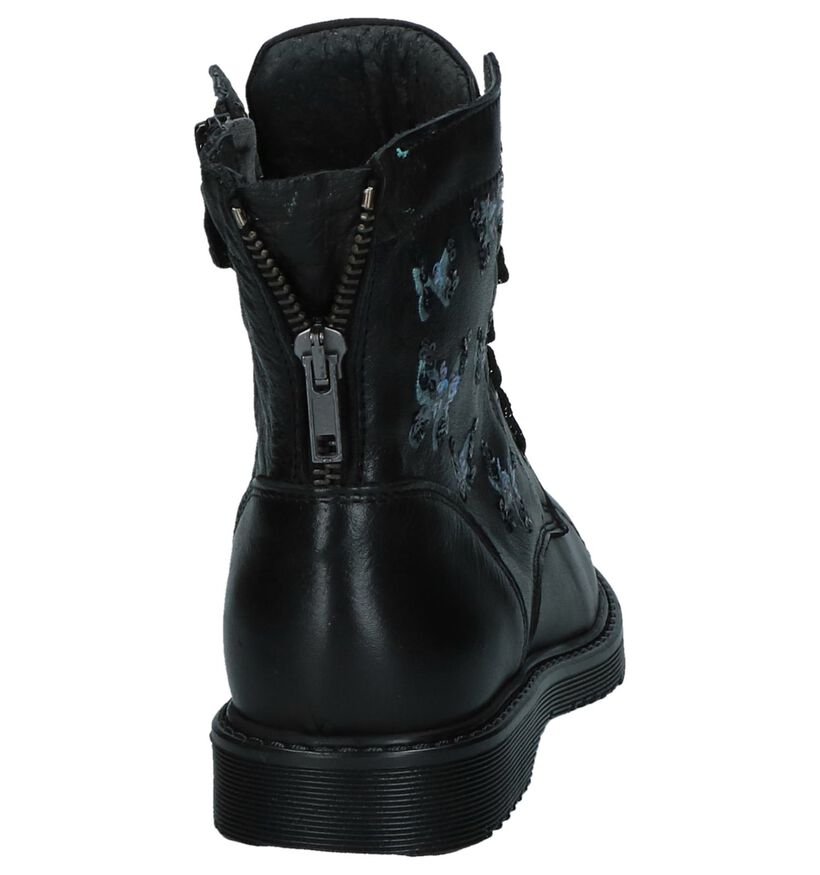 Zwarte Kipling Humilie Boots met Vlinders in leer (232534)