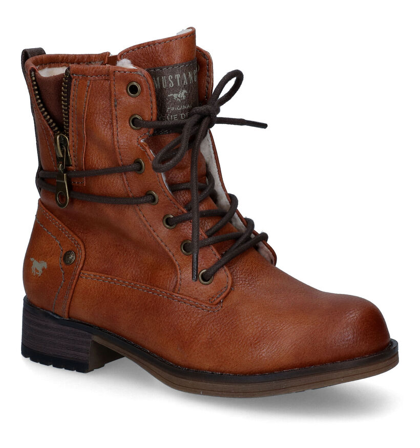 Mustang Cognac Boots voor meisjes (313981)