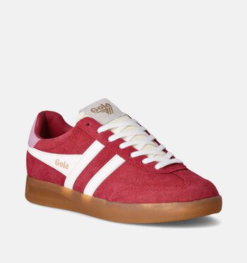 Gola Low Baskets Deep Red/Off White/Candy/Gum/Emerald/Off White/Terracotta/Gum