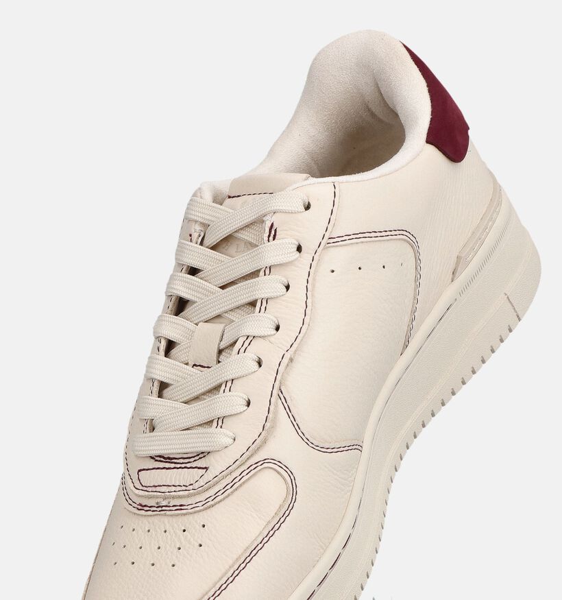 Polo Ralph Lauren Masters Beige/Bordeaux Sneakers voor heren (377254) - geschikt voor steunzolen