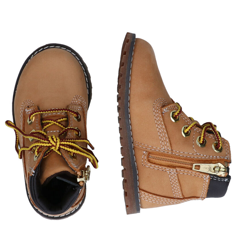 Timberland Pokey Pine 6IN BOOT Cognac Bottines voor jongens, meisjes (329073) - geschikt voor steunzolen