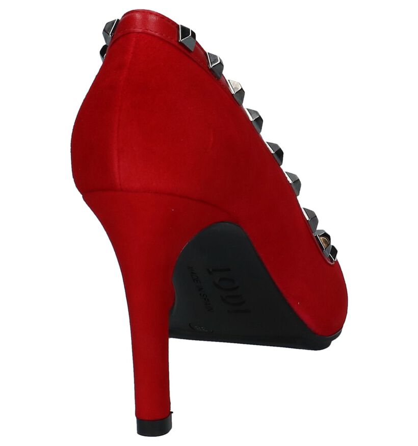 Lodi Escarpins classique en Rouge en daim (232101)