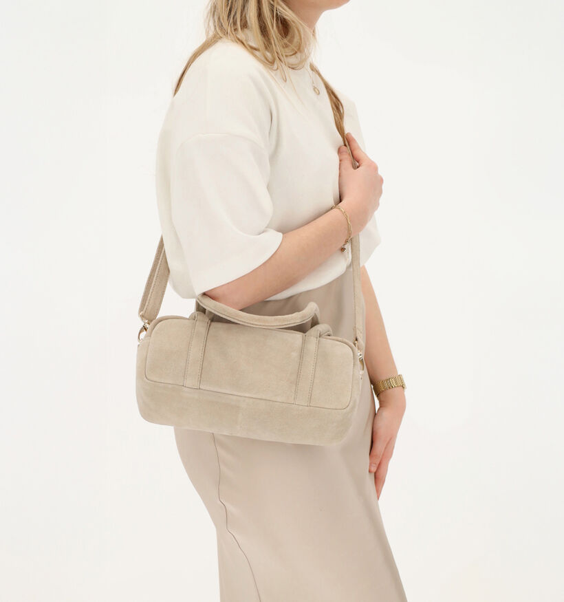 Charm London Sevilla Donkerbeige Schoudertas voor dames (374819)