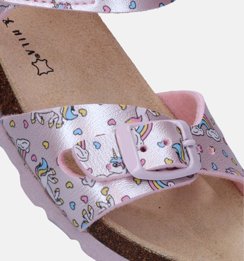 Milo & Mila Sandales en Rose pour filles (341167)
