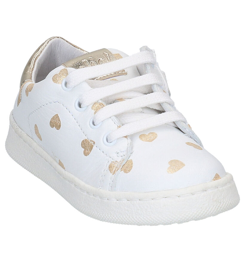 Clic! Baskets basses en Blanc en cuir (270506)