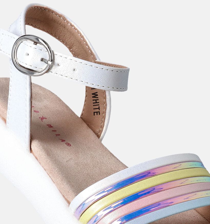 Milo & Mila Sandales en Blanc pour filles (356701)