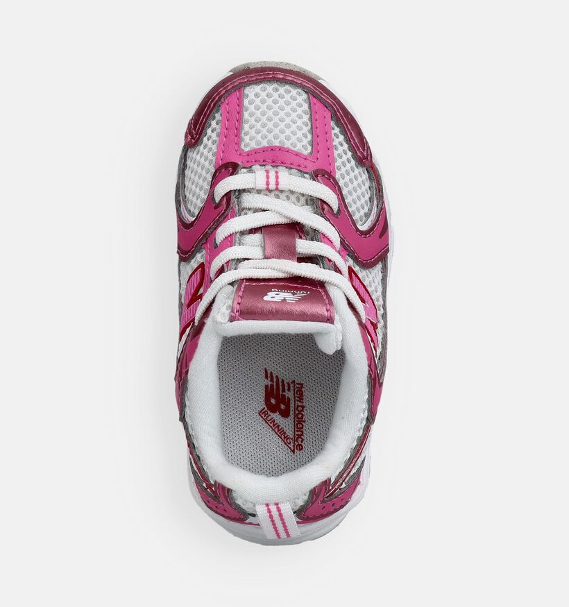 New Balance I530 Baskets basses en Rose pour filles (366204) - pour semelles orthop&eacute;diques